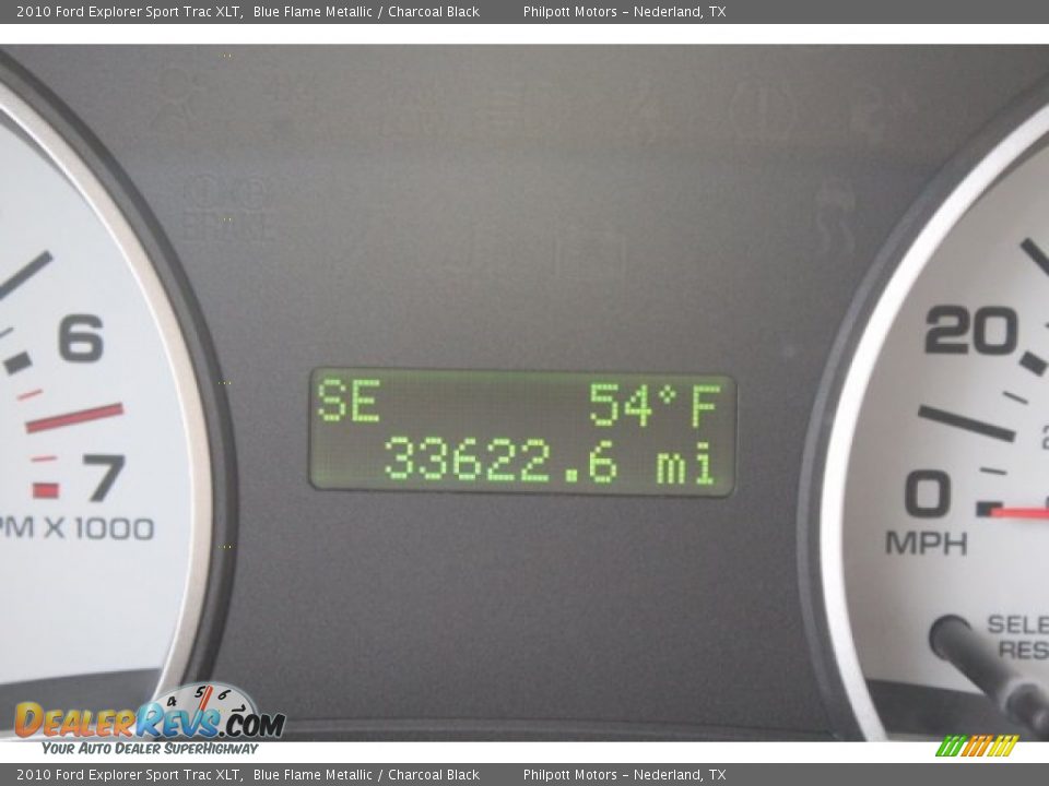 2010 Ford Explorer Sport Trac XLT Blue Flame Metallic / Charcoal Black Photo #20