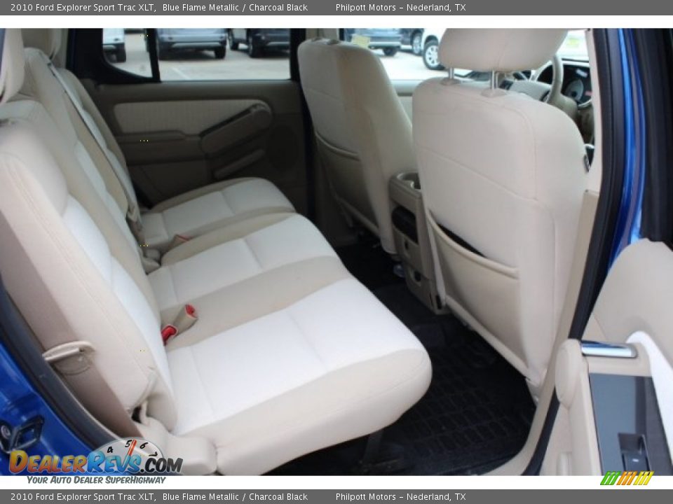 2010 Ford Explorer Sport Trac XLT Blue Flame Metallic / Charcoal Black Photo #26