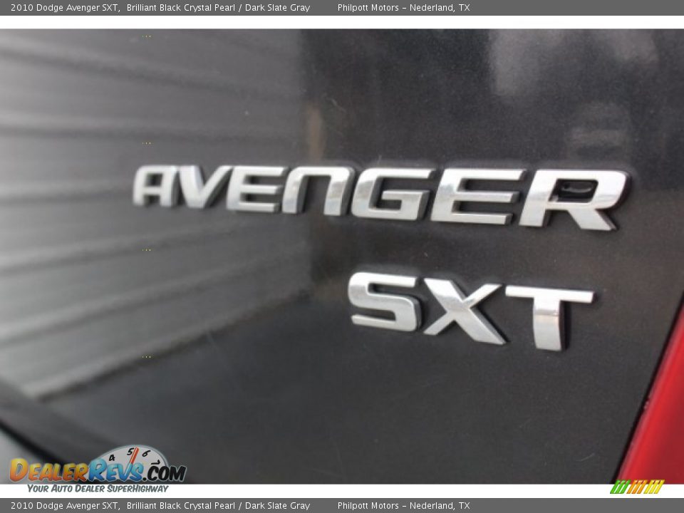 2010 Dodge Avenger SXT Brilliant Black Crystal Pearl / Dark Slate Gray Photo #30
