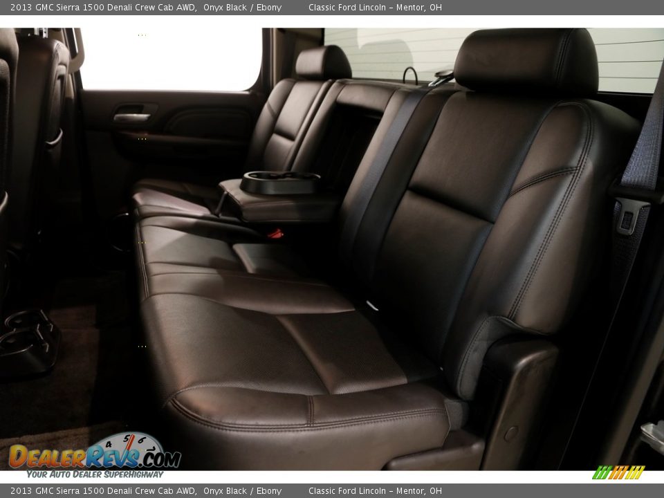 2013 GMC Sierra 1500 Denali Crew Cab AWD Onyx Black / Ebony Photo #17