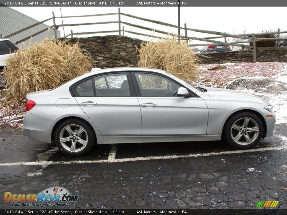 2013 BMW 3 Series 328i xDrive Sedan Glacier Silver Metallic / Black Photo #2