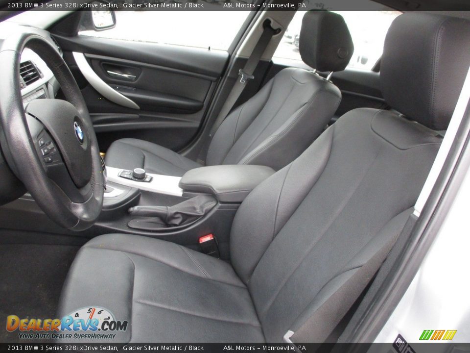 2013 BMW 3 Series 328i xDrive Sedan Glacier Silver Metallic / Black Photo #13