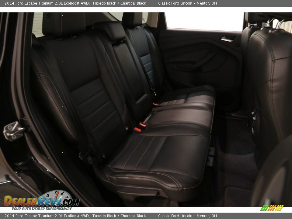 2014 Ford Escape Titanium 2.0L EcoBoost 4WD Tuxedo Black / Charcoal Black Photo #18