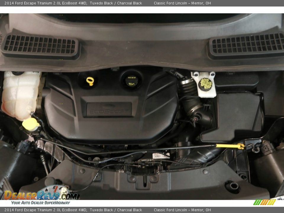 2014 Ford Escape Titanium 2.0L EcoBoost 4WD Tuxedo Black / Charcoal Black Photo #21