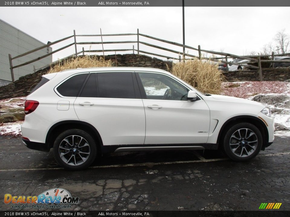 2018 BMW X5 xDrive35i Alpine White / Black Photo #2