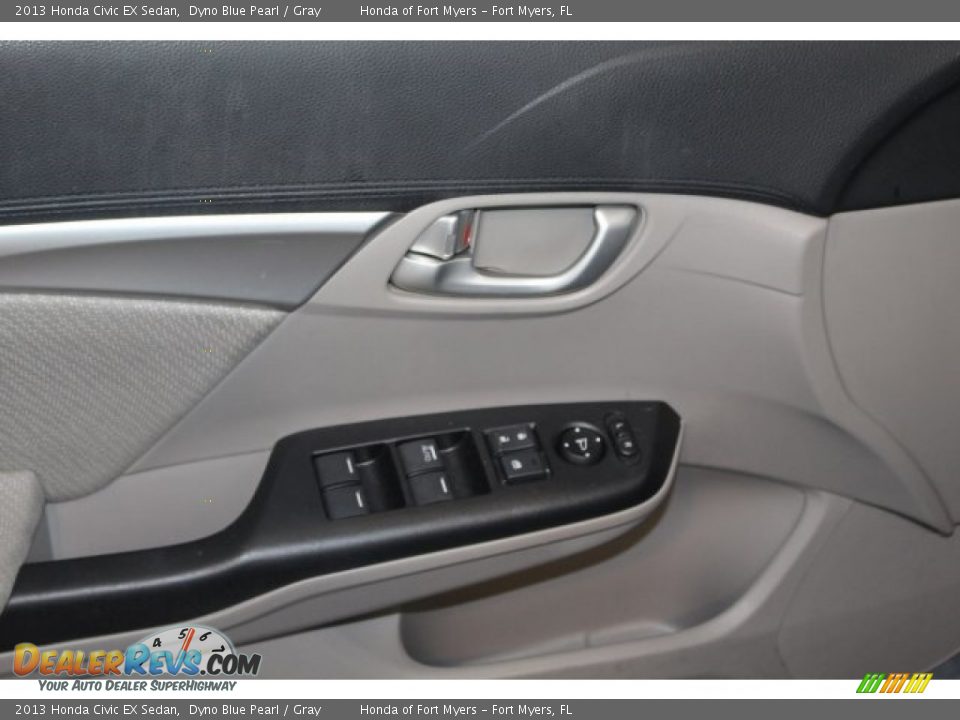 2013 Honda Civic EX Sedan Dyno Blue Pearl / Gray Photo #14