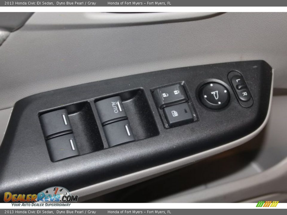 2013 Honda Civic EX Sedan Dyno Blue Pearl / Gray Photo #15