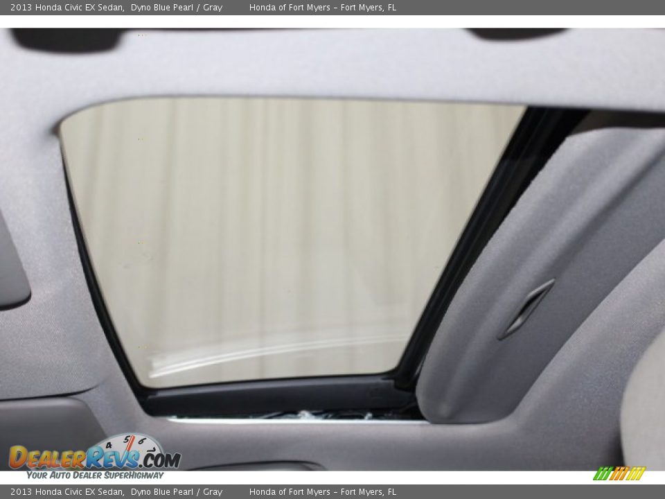 2013 Honda Civic EX Sedan Dyno Blue Pearl / Gray Photo #17