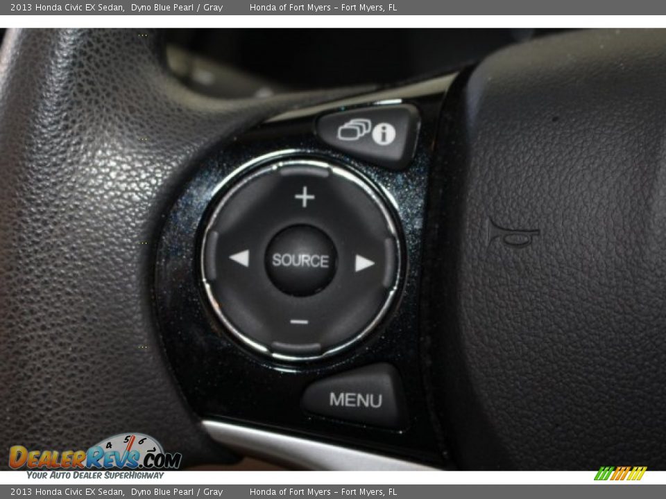 2013 Honda Civic EX Sedan Dyno Blue Pearl / Gray Photo #20