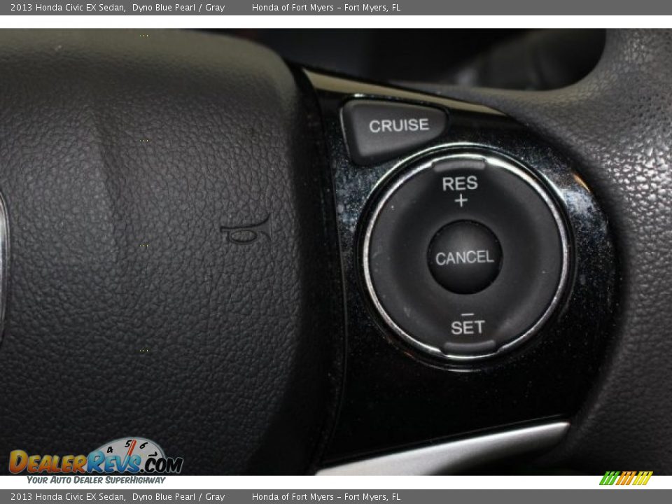 2013 Honda Civic EX Sedan Dyno Blue Pearl / Gray Photo #21