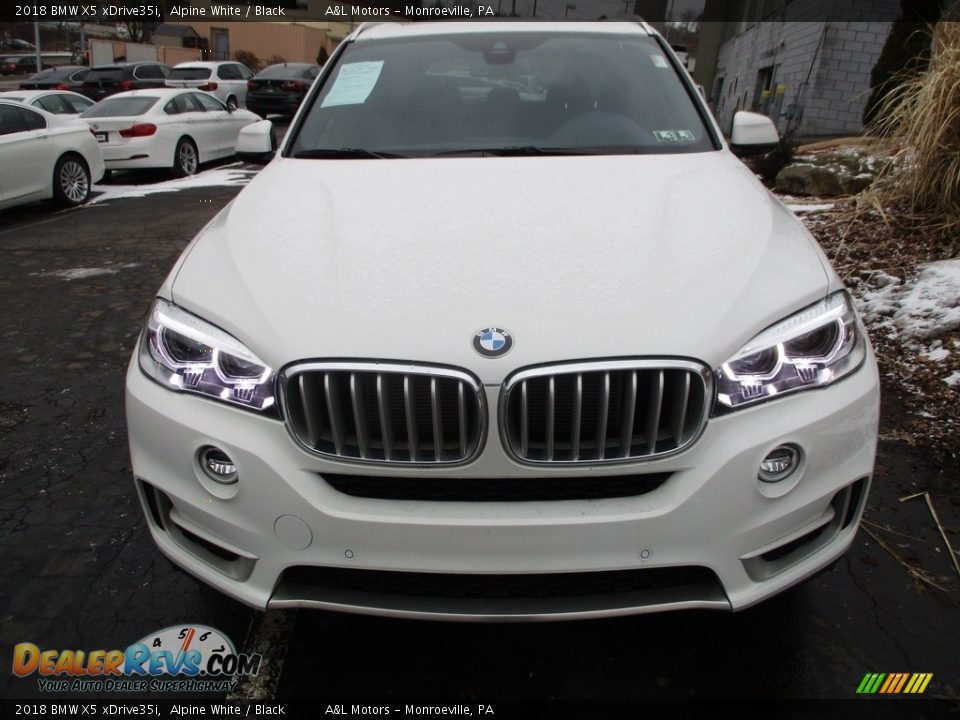 2018 BMW X5 xDrive35i Alpine White / Black Photo #8