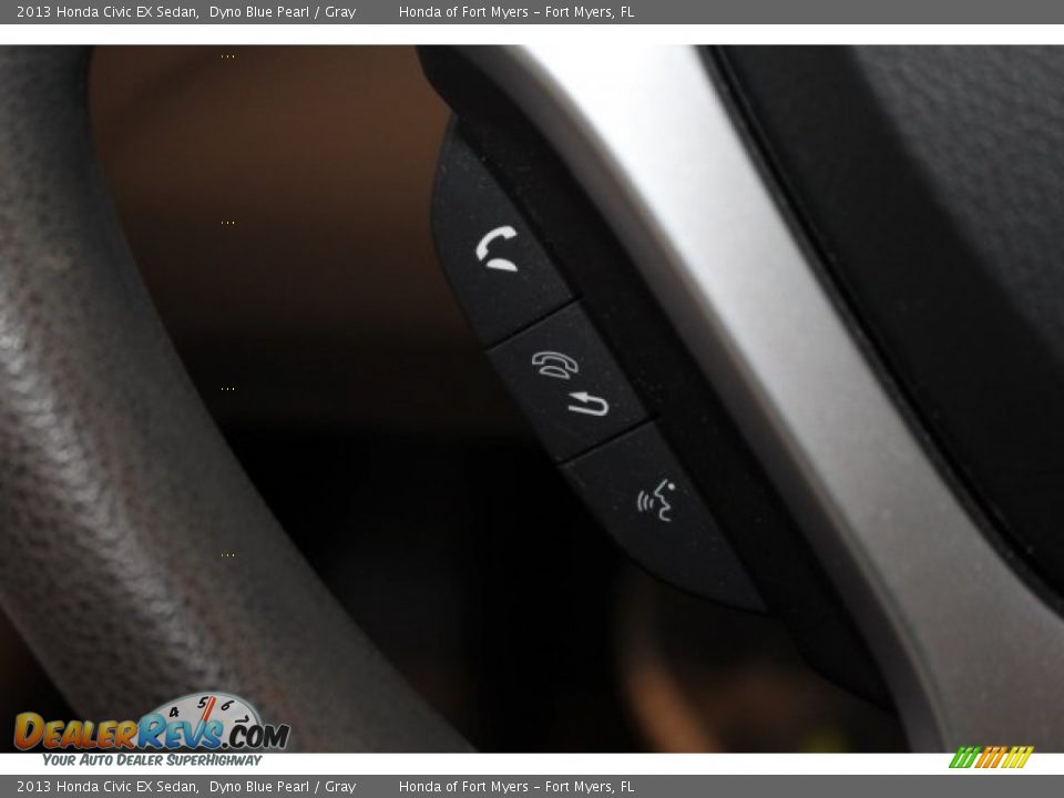 2013 Honda Civic EX Sedan Dyno Blue Pearl / Gray Photo #22