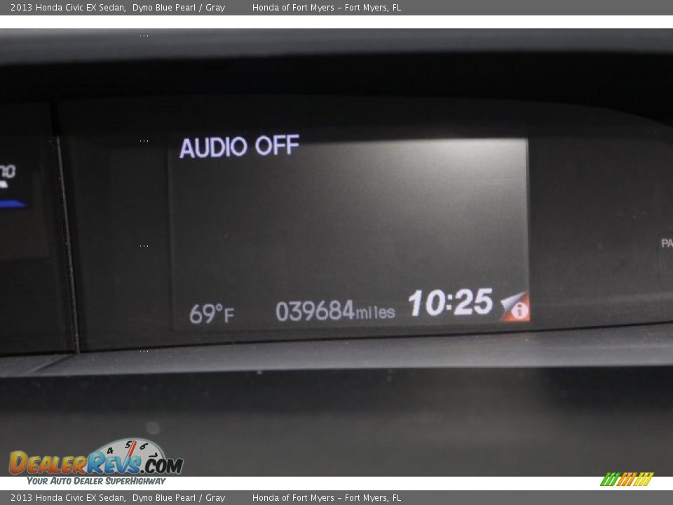 2013 Honda Civic EX Sedan Dyno Blue Pearl / Gray Photo #23