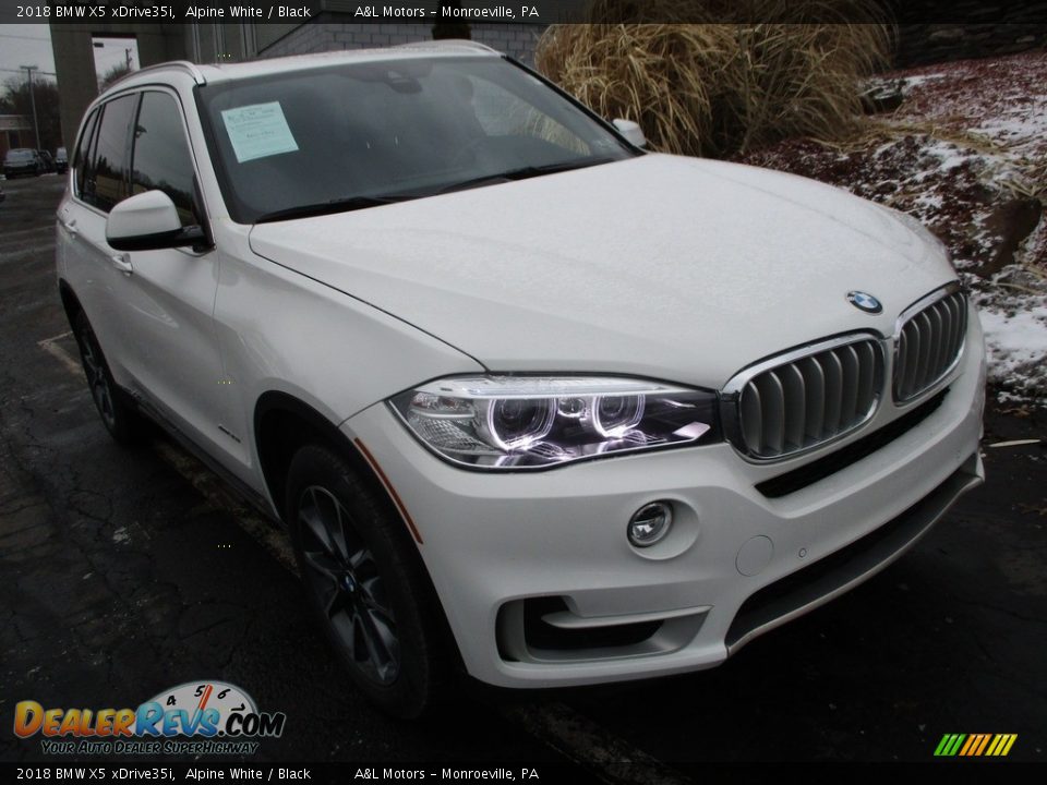 2018 BMW X5 xDrive35i Alpine White / Black Photo #9