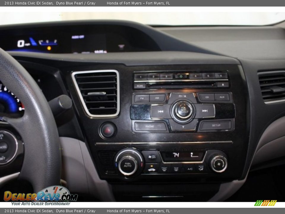 2013 Honda Civic EX Sedan Dyno Blue Pearl / Gray Photo #24