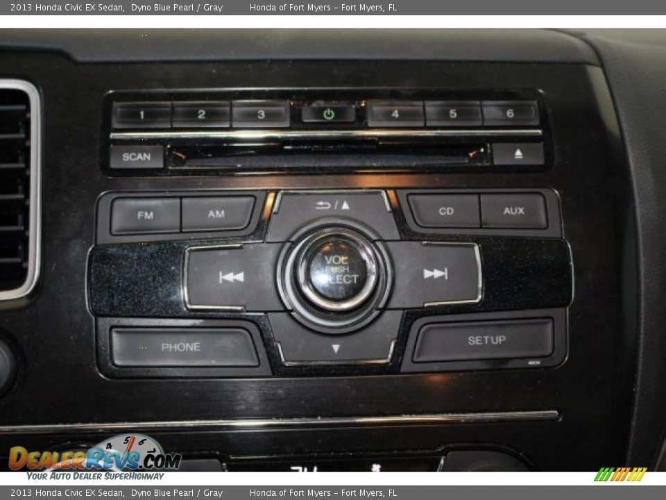 2013 Honda Civic EX Sedan Dyno Blue Pearl / Gray Photo #25
