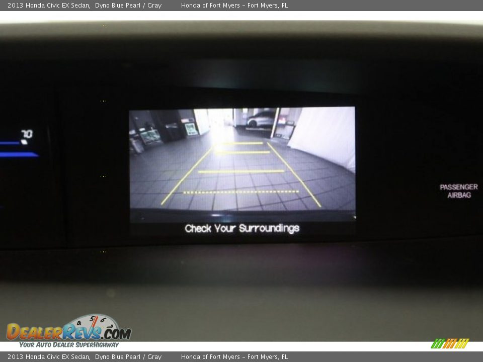 2013 Honda Civic EX Sedan Dyno Blue Pearl / Gray Photo #26