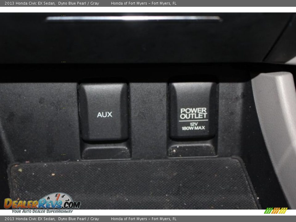 2013 Honda Civic EX Sedan Dyno Blue Pearl / Gray Photo #29