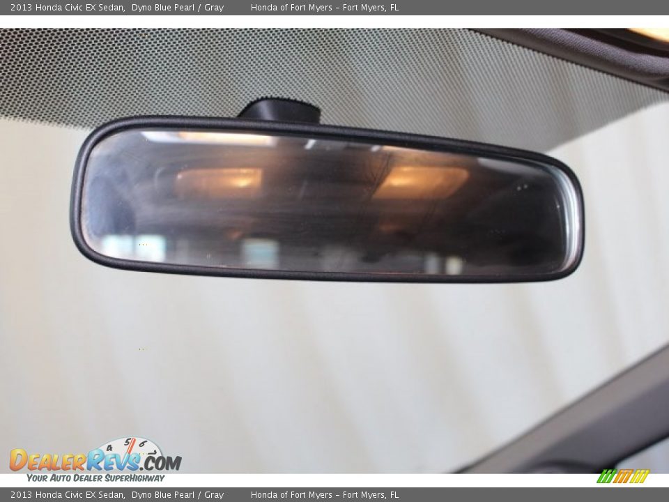 2013 Honda Civic EX Sedan Dyno Blue Pearl / Gray Photo #30