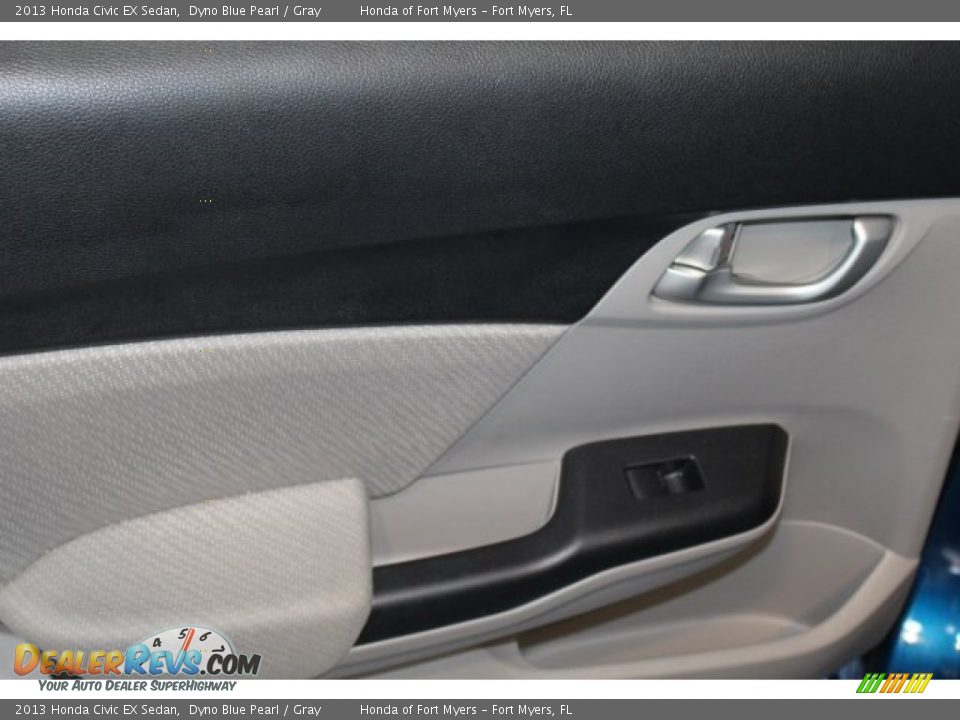 2013 Honda Civic EX Sedan Dyno Blue Pearl / Gray Photo #31