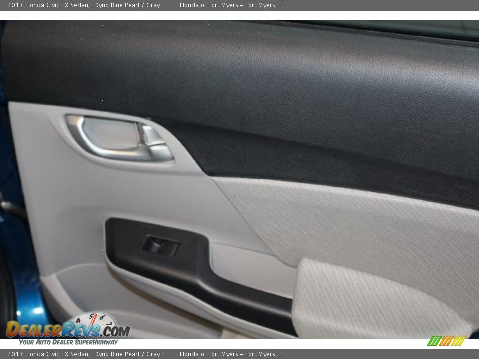 2013 Honda Civic EX Sedan Dyno Blue Pearl / Gray Photo #34