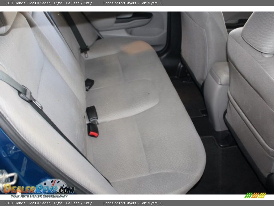 2013 Honda Civic EX Sedan Dyno Blue Pearl / Gray Photo #35