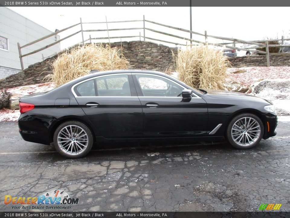 2018 BMW 5 Series 530i xDrive Sedan Jet Black / Black Photo #2