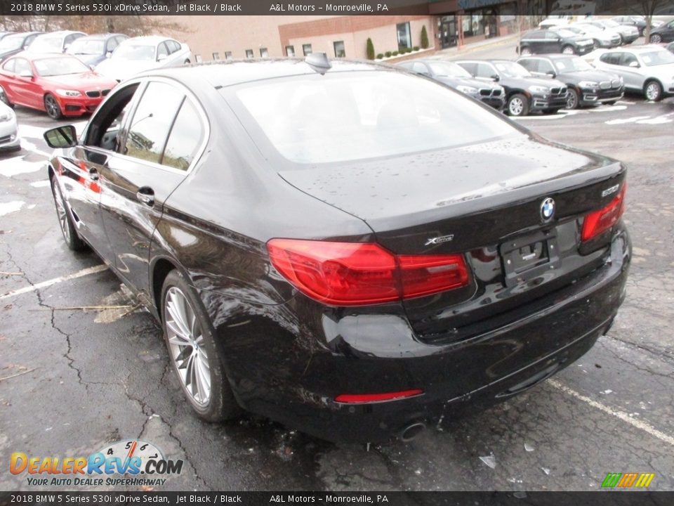 2018 BMW 5 Series 530i xDrive Sedan Jet Black / Black Photo #5