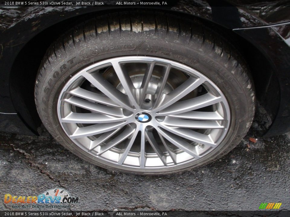 2018 BMW 5 Series 530i xDrive Sedan Jet Black / Black Photo #6