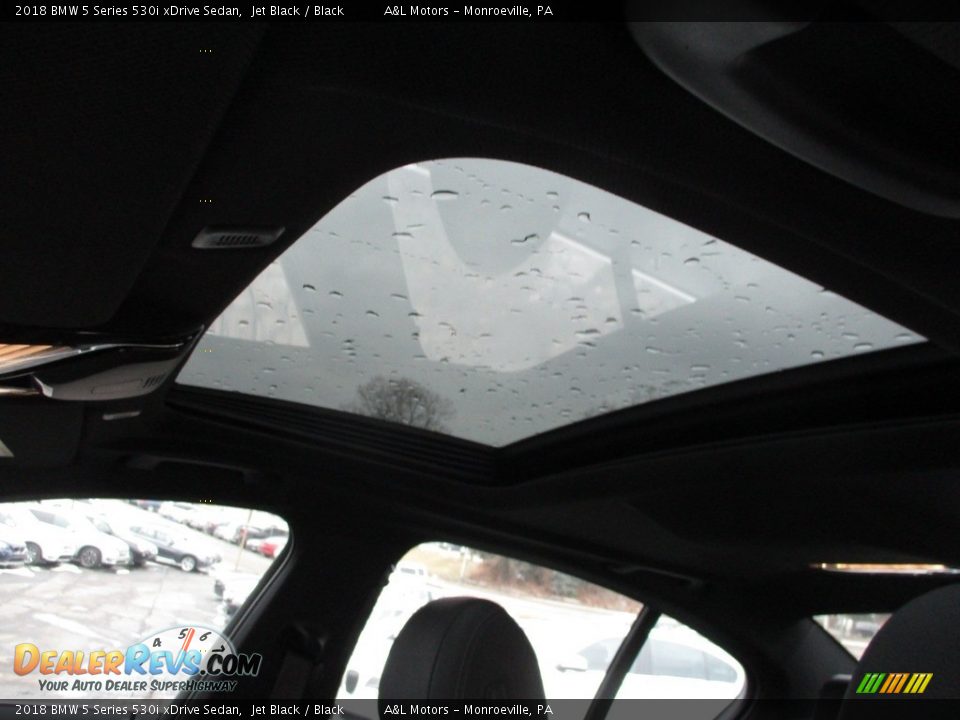 2018 BMW 5 Series 530i xDrive Sedan Jet Black / Black Photo #11