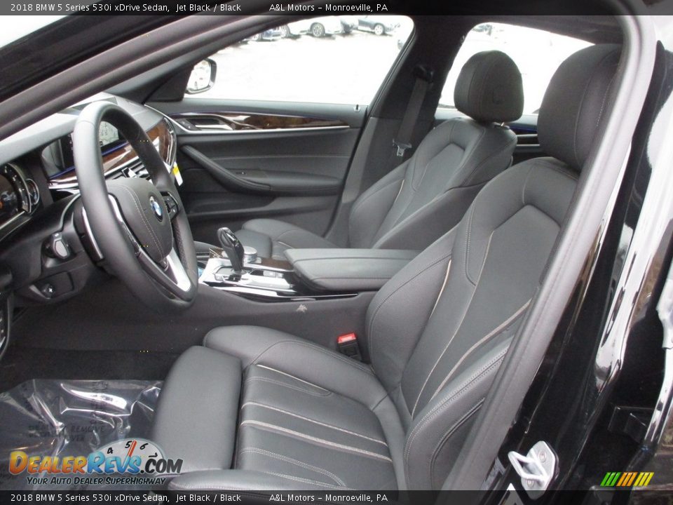 2018 BMW 5 Series 530i xDrive Sedan Jet Black / Black Photo #13