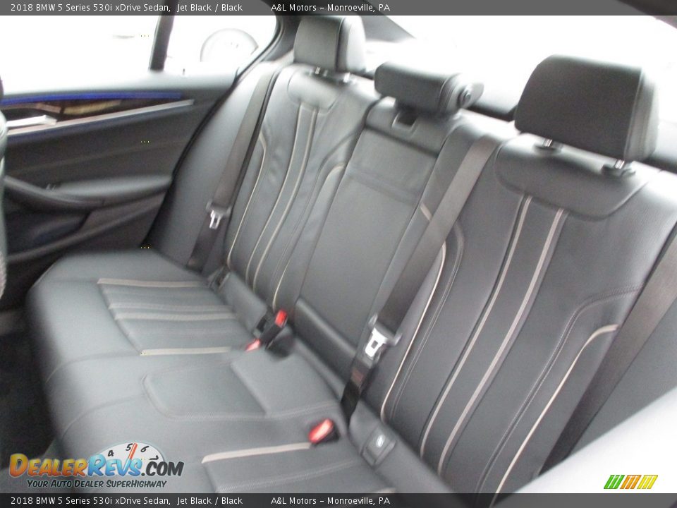 2018 BMW 5 Series 530i xDrive Sedan Jet Black / Black Photo #14
