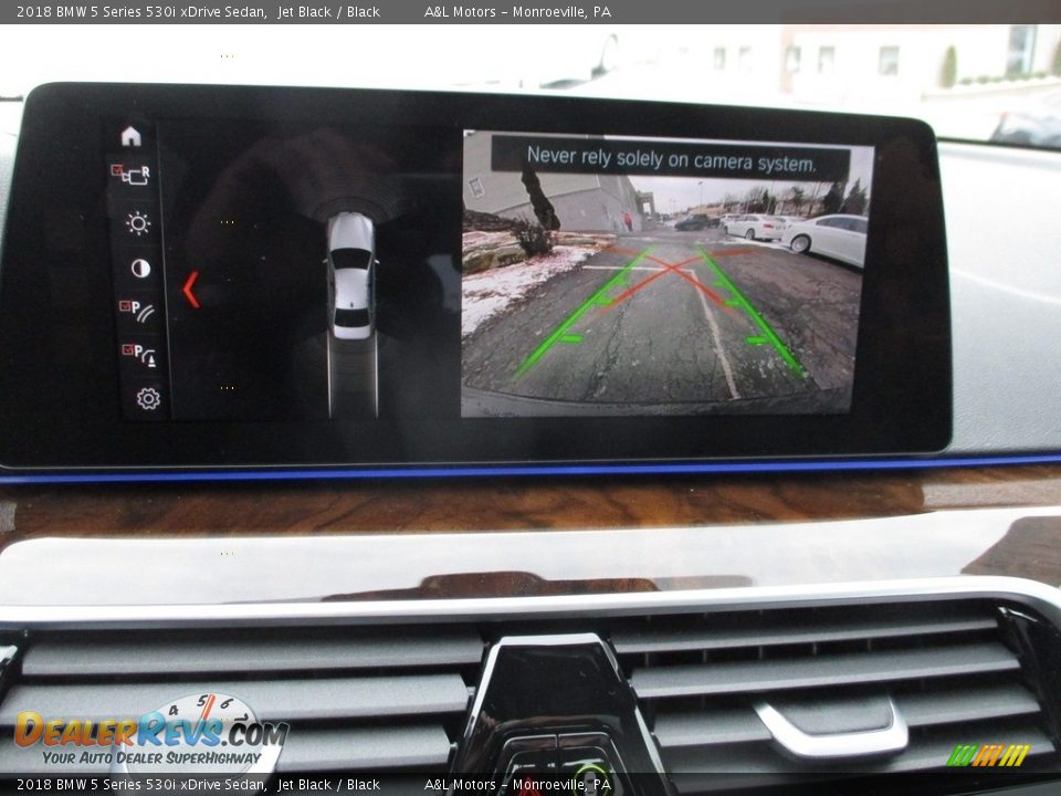 2018 BMW 5 Series 530i xDrive Sedan Jet Black / Black Photo #18