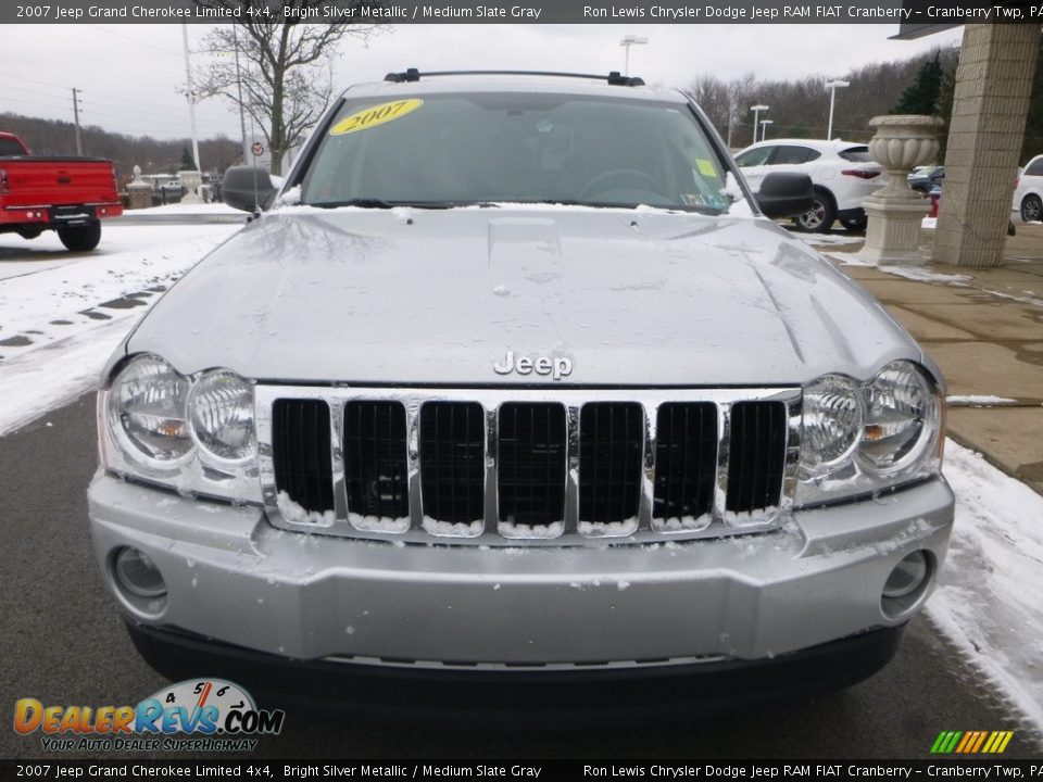 2007 Jeep Grand Cherokee Limited 4x4 Bright Silver Metallic / Medium Slate Gray Photo #4