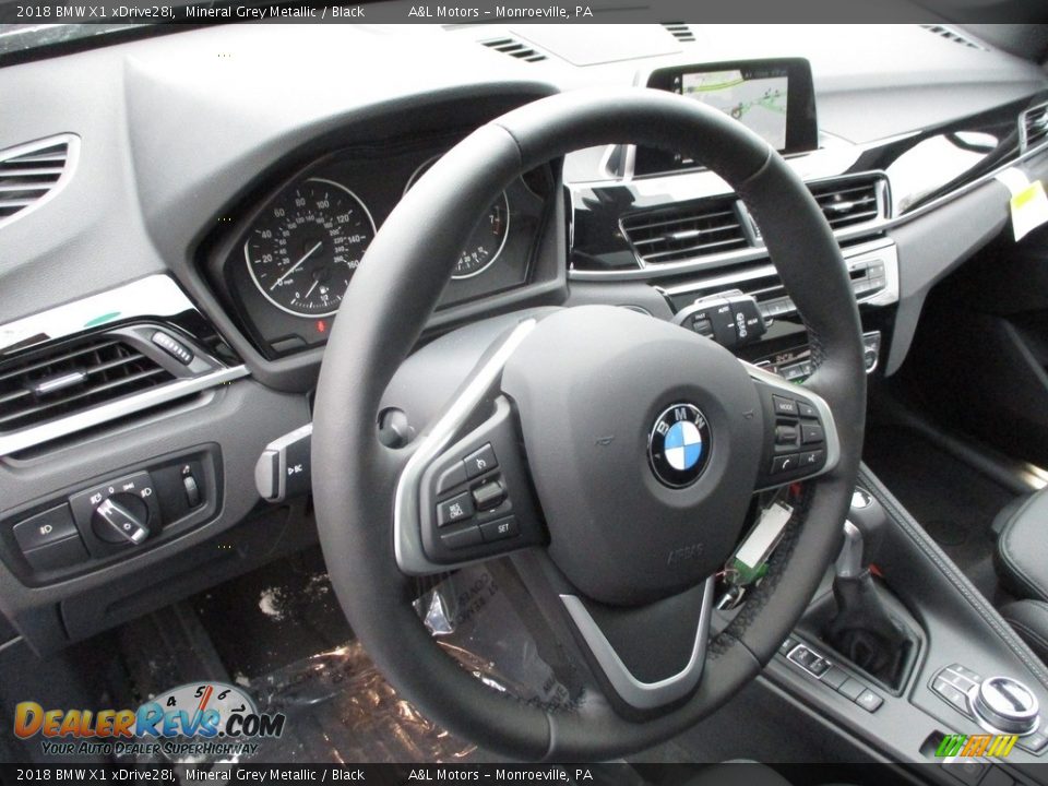 2018 BMW X1 xDrive28i Mineral Grey Metallic / Black Photo #14