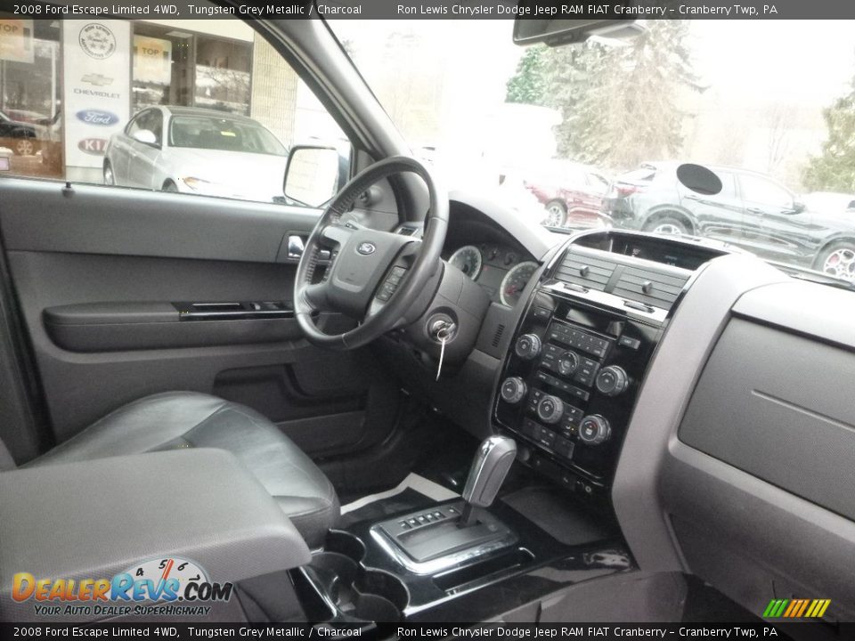 2008 Ford Escape Limited 4WD Tungsten Grey Metallic / Charcoal Photo #12
