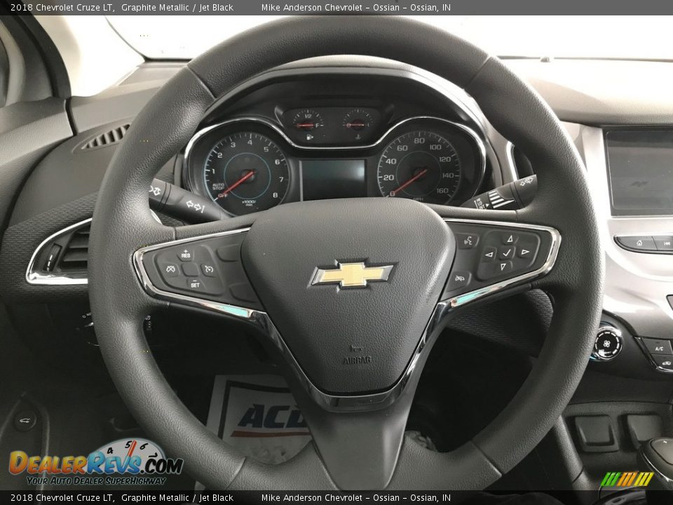 2018 Chevrolet Cruze LT Graphite Metallic / Jet Black Photo #15