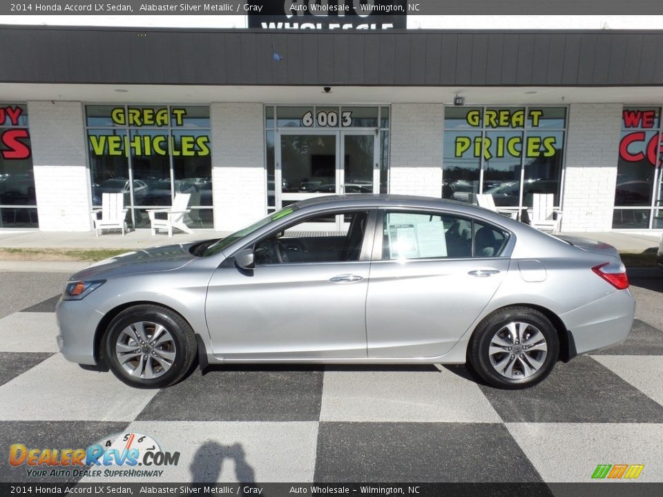 2014 Honda Accord LX Sedan Alabaster Silver Metallic / Gray Photo #1