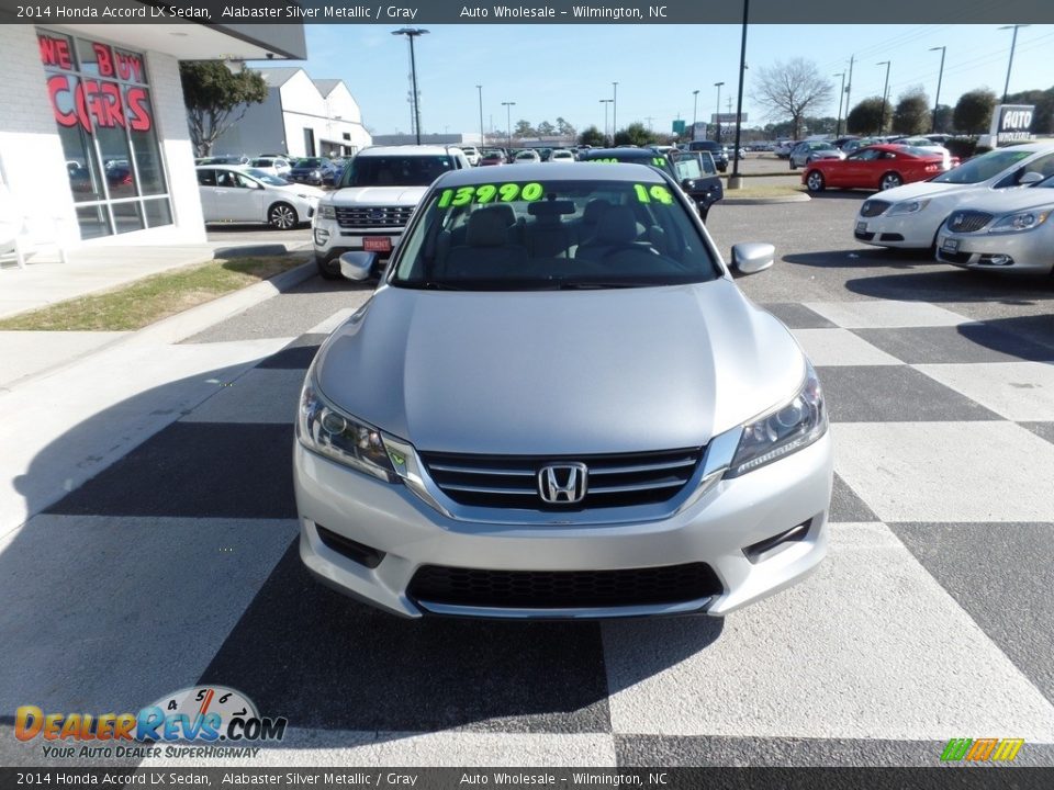 2014 Honda Accord LX Sedan Alabaster Silver Metallic / Gray Photo #2