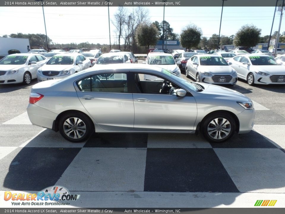 2014 Honda Accord LX Sedan Alabaster Silver Metallic / Gray Photo #3