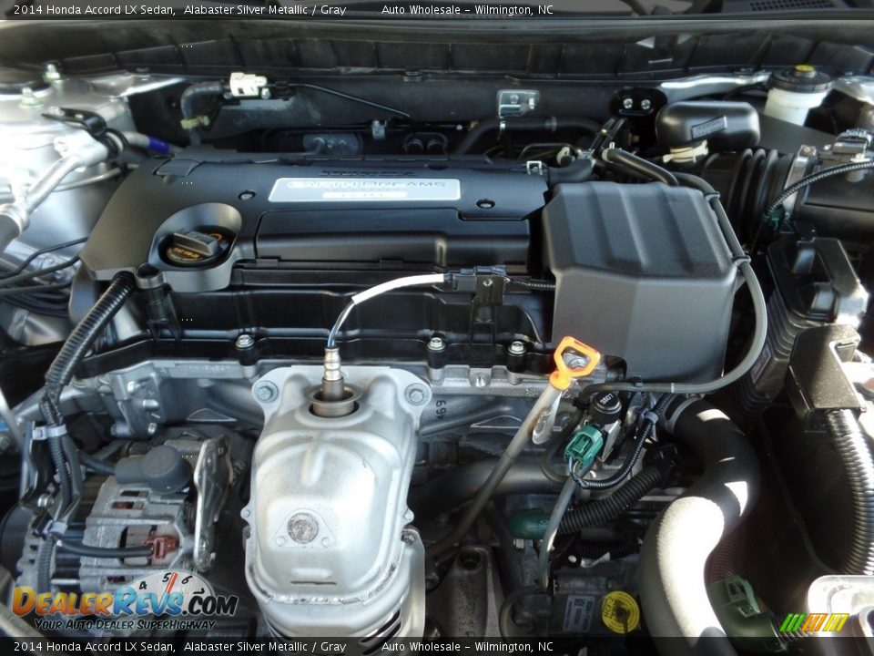 2014 Honda Accord LX Sedan Alabaster Silver Metallic / Gray Photo #6