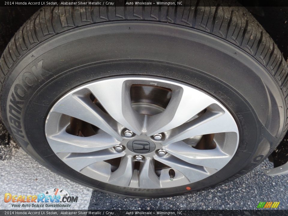 2014 Honda Accord LX Sedan Alabaster Silver Metallic / Gray Photo #7