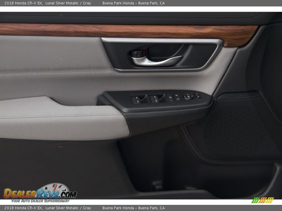 2018 Honda CR-V EX Lunar Silver Metallic / Gray Photo #6