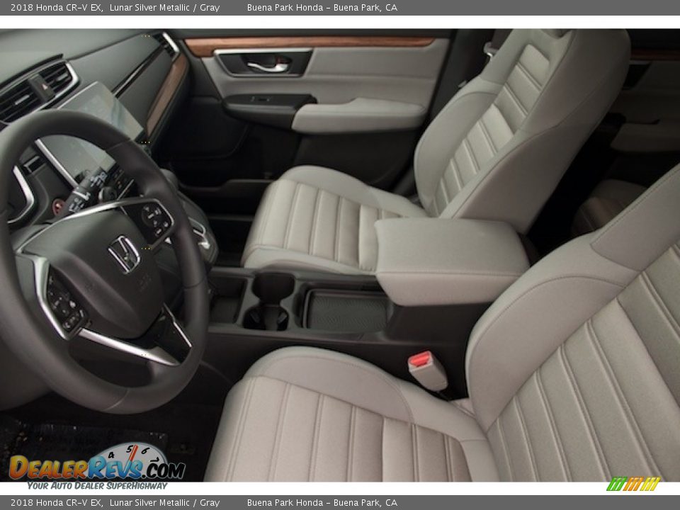 2018 Honda CR-V EX Lunar Silver Metallic / Gray Photo #7