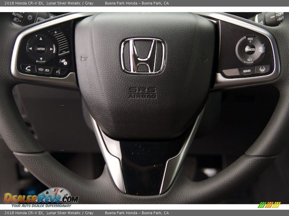 2018 Honda CR-V EX Lunar Silver Metallic / Gray Photo #8