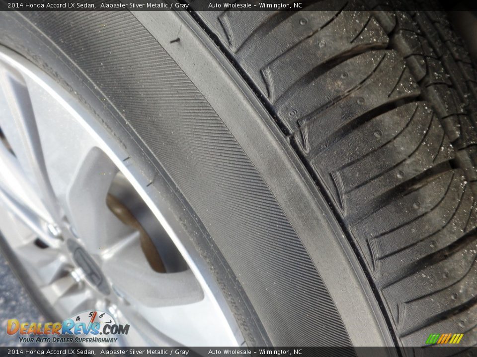 2014 Honda Accord LX Sedan Alabaster Silver Metallic / Gray Photo #9