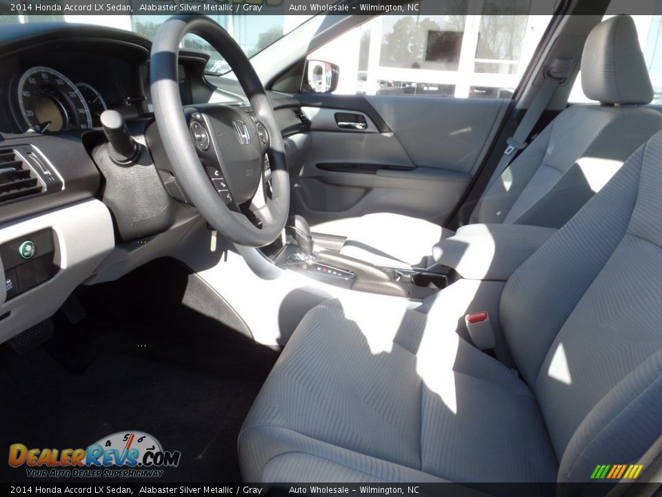 2014 Honda Accord LX Sedan Alabaster Silver Metallic / Gray Photo #11