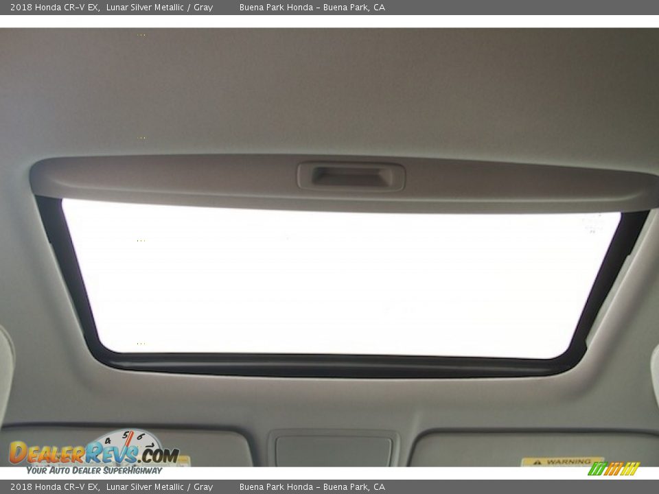 2018 Honda CR-V EX Lunar Silver Metallic / Gray Photo #12