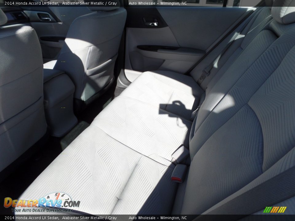 2014 Honda Accord LX Sedan Alabaster Silver Metallic / Gray Photo #12