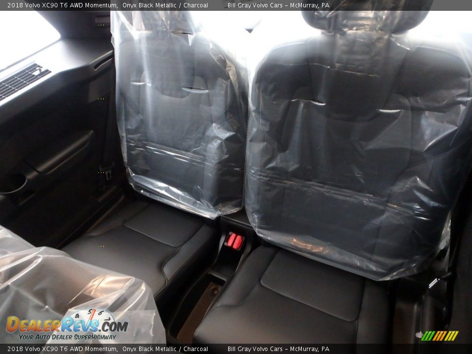2018 Volvo XC90 T6 AWD Momentum Onyx Black Metallic / Charcoal Photo #9